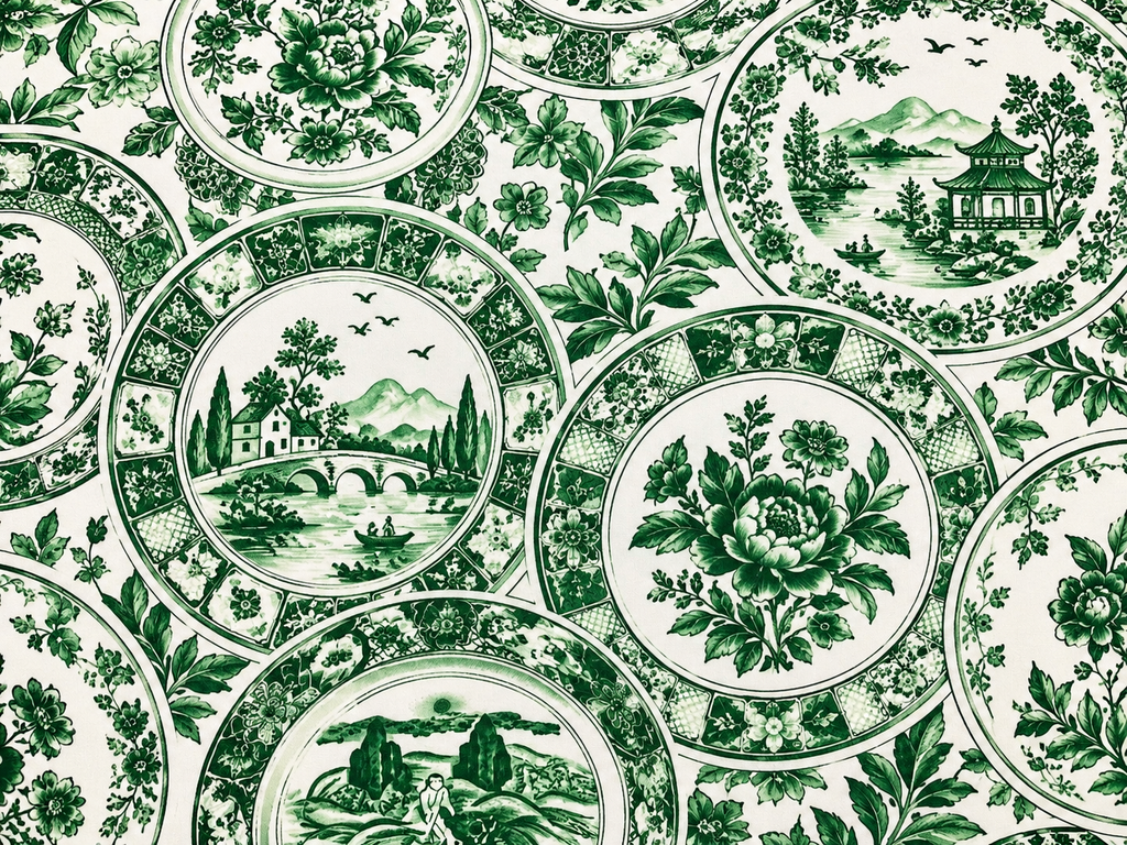 Groen Porselein