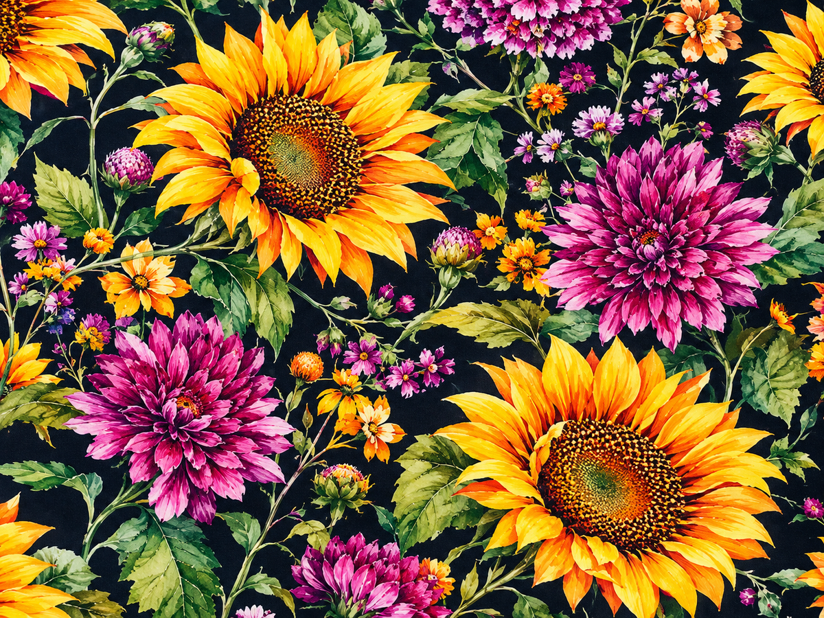 Sonsondergang Blomme