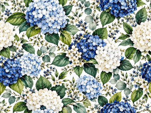 Blou Hortensia